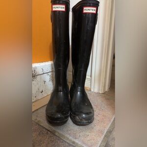 Hunter knew high rain boots